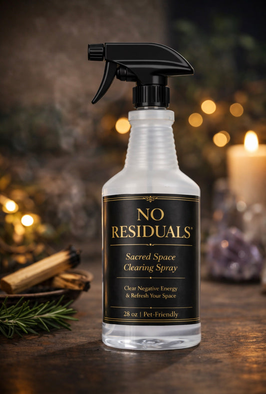 No Residuals — Sacred Space Clearing Spray (32 oz)