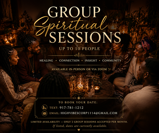 Parties, Retreats & Group Session (In-Person/Zoom)