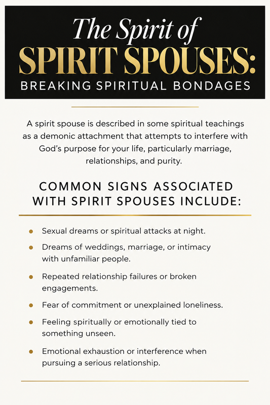 A. Spiritual Spouse Removal Bundle- (Made to Order)